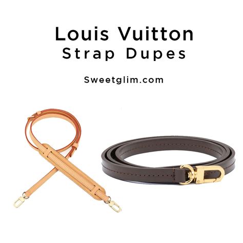 louis vuitton strap dupe|replacement louis vuitton strap.